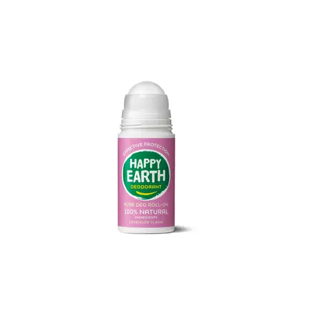 Happy Earth 100% Natuurlijke Lavender Ylang Deodorant Roller 75 ML