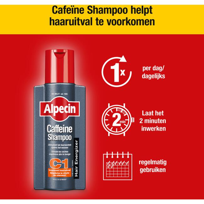 Alpecin Cafeïne Shampoo 250 250 ML | Etos