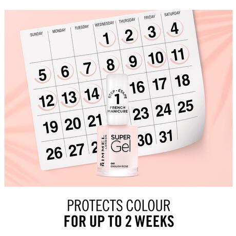 Rimmel London Super Gel French Manicure 091 English Rose