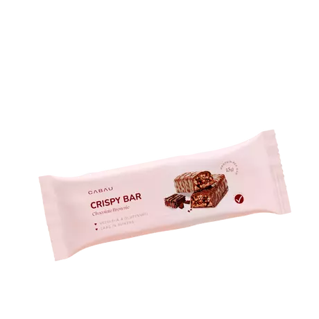 Cabau crispy bar chocolate brownie