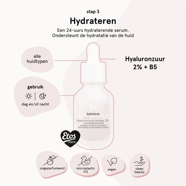 Etos Hyaluronzuur 2% + B5 Serum 30 ML