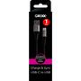 Grixx USB-C to USB-A 1M Black