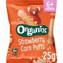 Organix Bio Babysnack Aardbei, Mais Puffs