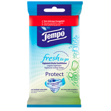 Tempo Fresh To Go Protect Vochtige Doekjes