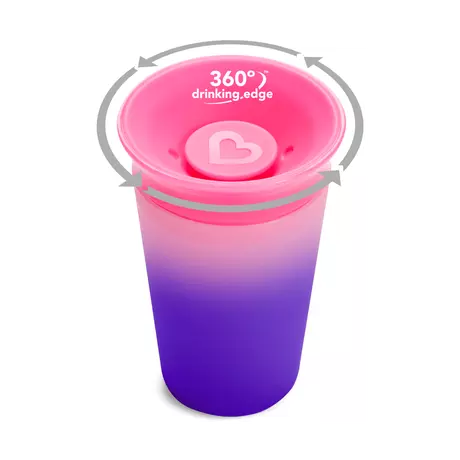 Munchkin Miracle 360° Color Changing Anti-Lek Drinkbeker Roze