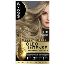 Syoss Oleo Intense Permanente Haarkleuring 8-05 Beigeblond/Blond Beige