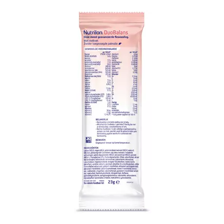 Nutrilon Duobalans 1 Volledige Zuigelingenvoeding 0-6 Maanden Sachets 23 gram