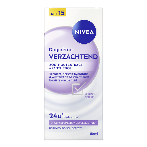 NIVEA Essentials Dagcrème +24H Sensitive SPF15 50 ML
