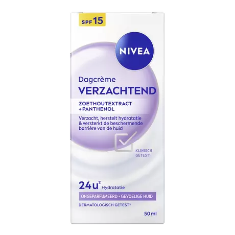 NIVEA Essentials Dagcrème +24H Sensitive SPF15 50 ML