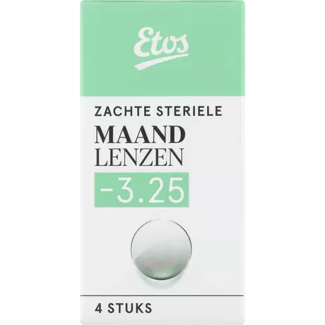 Etos Zachte Maandlenzen -3.25 4 stuks