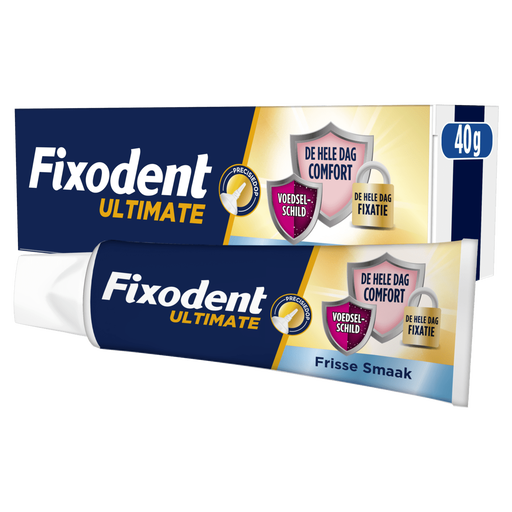 Fixodent Ultimate Frisse Smaak Kleefpasta 40 gram