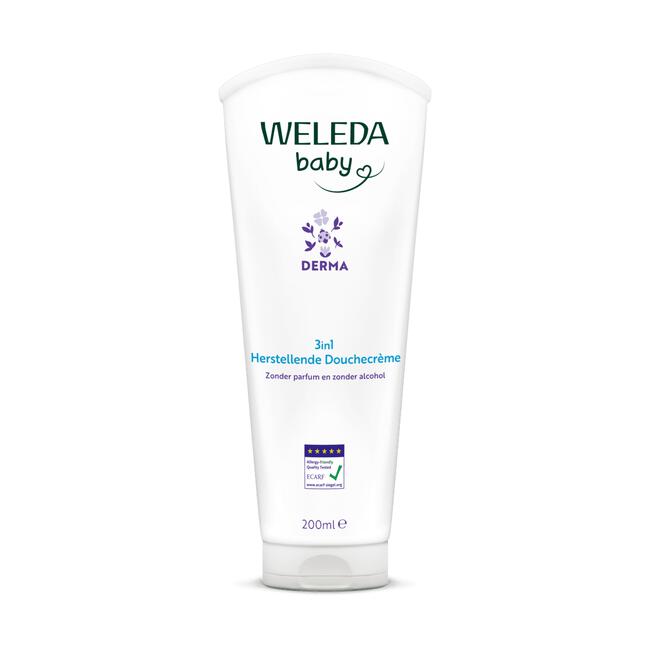 Weleda Baby Derma 3-in-1 Herstellende Douchecrème