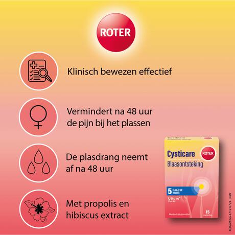 Roter Cysticare 15 tabletten