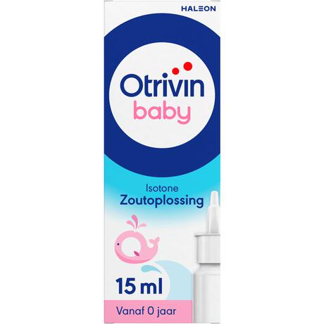 Otrivin Baby Zoutoplossing Neusspray bij een Verstopte Neus 15 ML