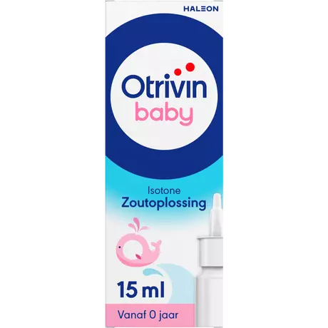 Otrivin Baby Zoutoplossing Neusspray bij een Verstopte Neus 15 ML