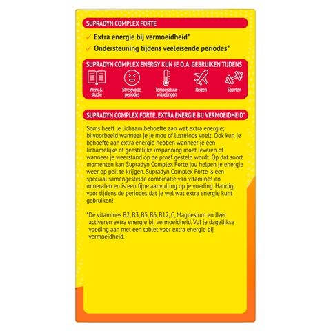 Supradyn Complex Forte Multivitamine Voor Extra Energie 95 Tabletten