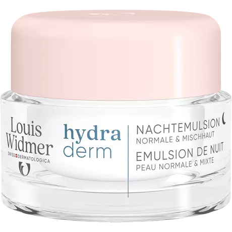 Louis Widmer Hydraderm Nachtemulsie Zonder Parfum 50 ML