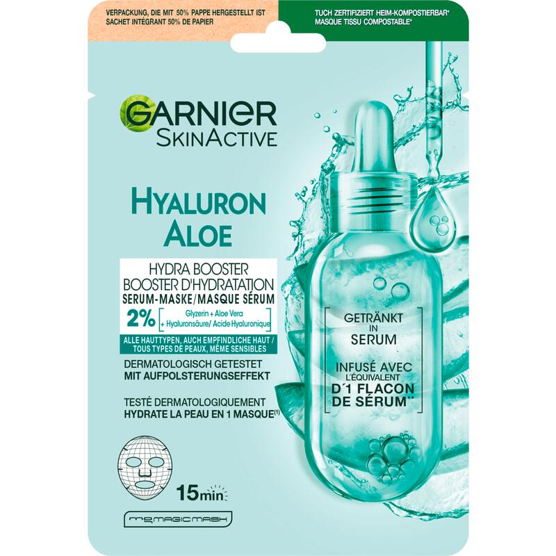 Garnier SkinActive Hydra Bomb Hydraterend + Verfrissend Tissuemasker