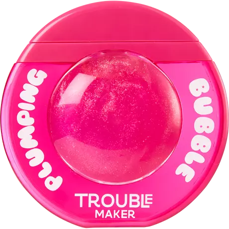 Trouble Maker Bubble Trouble Plumping Shimmer Lipgloss Madeline Pink