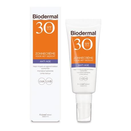 Biodermal Anti Age Zonnecrème voor het gezicht SPF30 40 ML