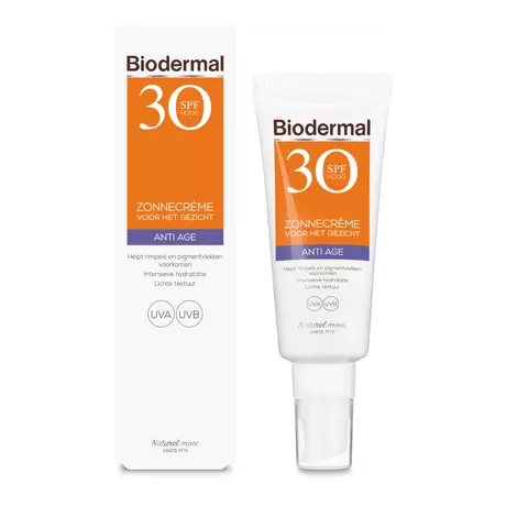 Biodermal Anti Age Zonnecrème voor het gezicht SPF30 40 ML