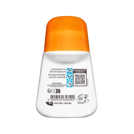 Garnier Ambre Solaire Sensitive Expert Kids Gekleurde Roll-on SPF50+ 50 ML