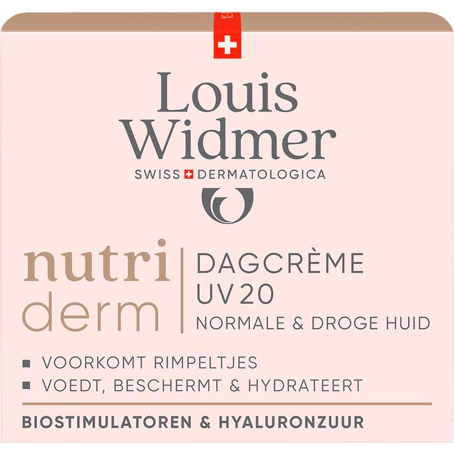 Louis Widmer Nutriderm Dagcrème UV 20 Licht Geparfumeerd 50 ML
