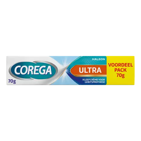 Corega Ultra Kleefcrème Gebitsprothese 70 gram