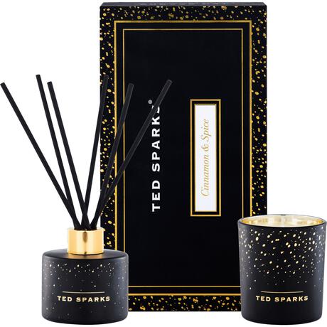 Ted Sparks Giftset Candle & Diffuser Cinnamon & Spice
