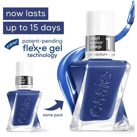 gel by essie Nagellak 514 Like It Loud Zwart 13,5ML