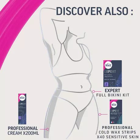 Veet Expert Bikini Ontharingscrème Kit 200 ML