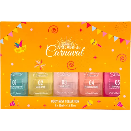 Amour de Carnaval Bodymist Giftset Mini's 5 x 50 ML