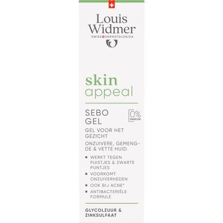 Louis Widmer Skinappeal Sebo Gel Zonder Parfum 30 ML