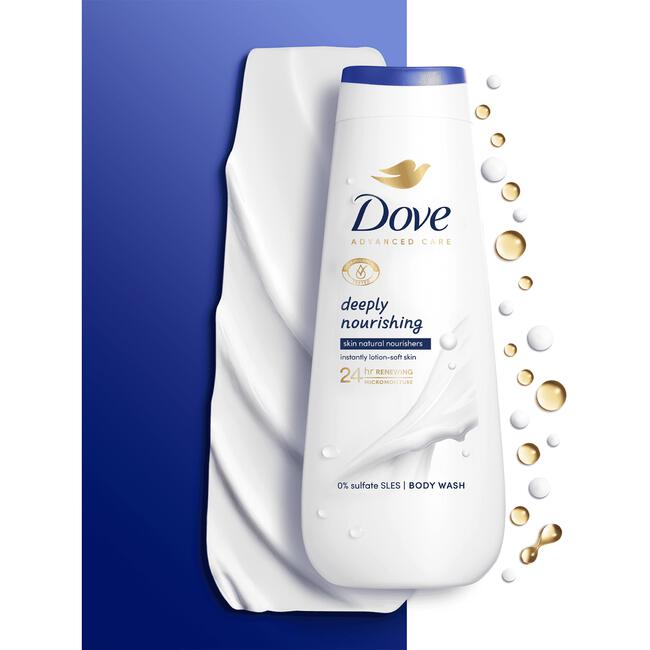 Dove Advanced Care Showergel Deeply Nourishing 225 ML