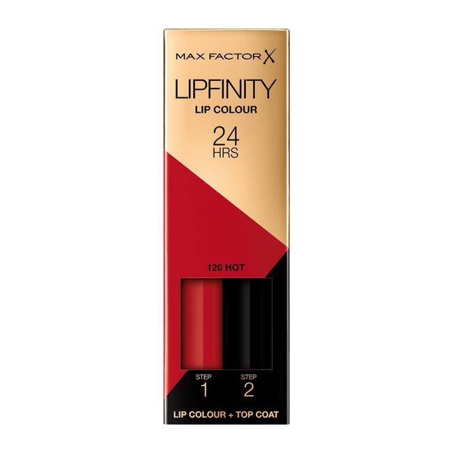 Max Factor Lipfinity Lip Colour Lipstick 120 Hot