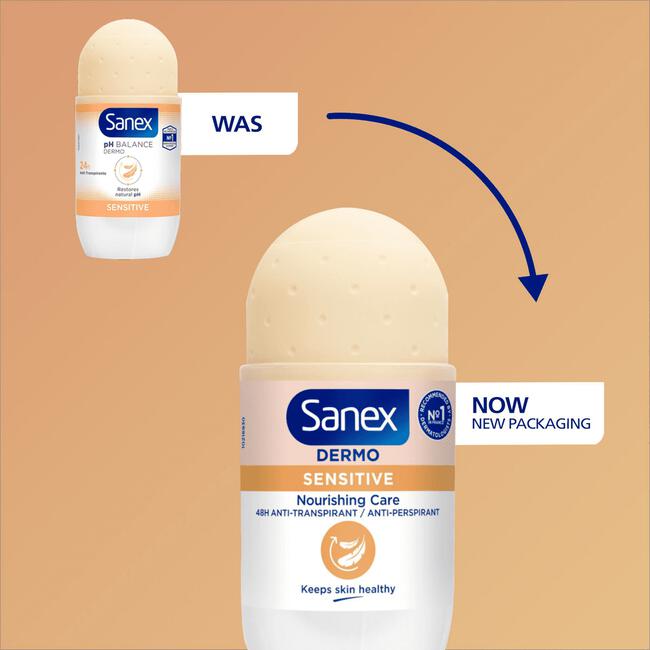 Sanex Dermo Sensitive Deodorant Roller 50 ML