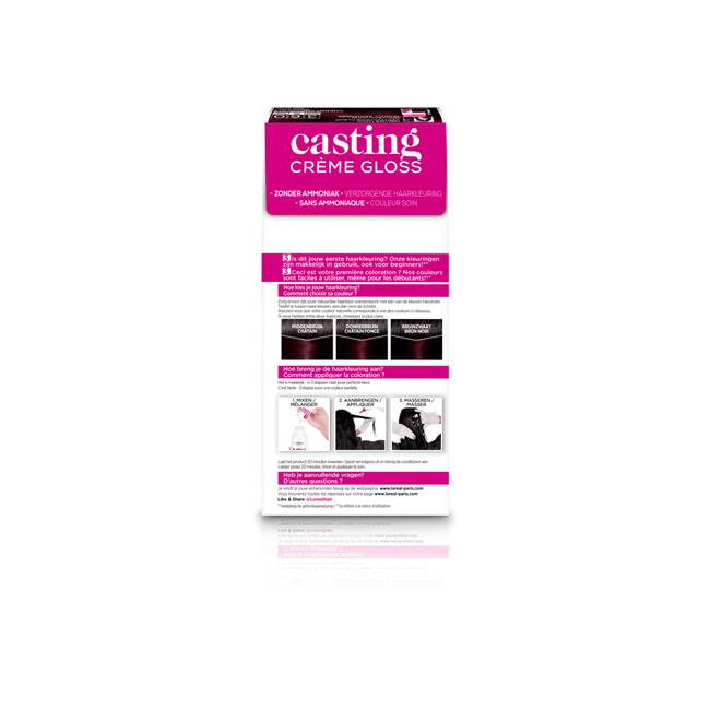 L'Oréal Paris Casting Crème Gloss Haarverf 360 Cherry Chocolate Kersen Zwart