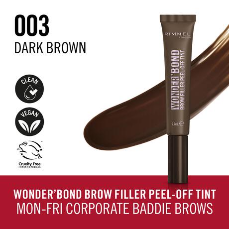 Rimmel Wonder'Bond Brow Filler Tint Dark Brown 3
