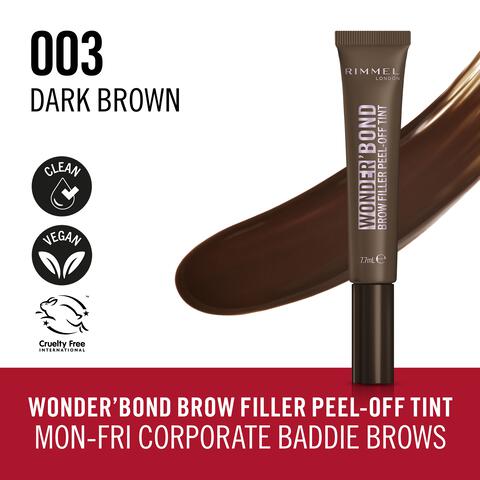 Rimmel Wonder'Bond Brow Filler Tint Dark Brown 3