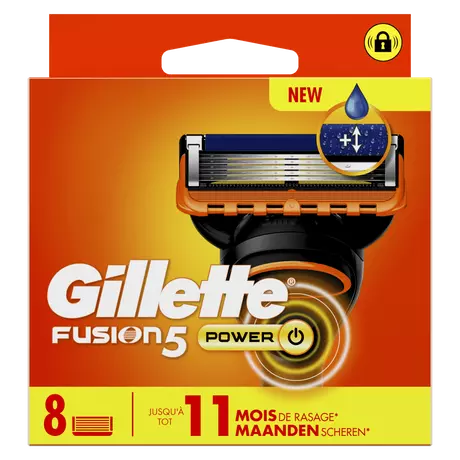 Gillette Fusion5 Power Navulmesjes 8 stuks