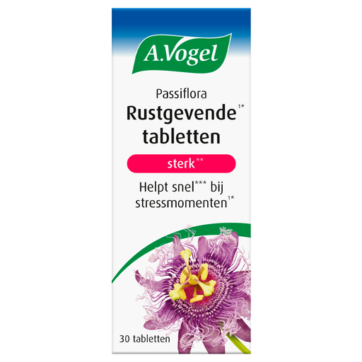 A.Vogel Passiflora Rustgevende Tabletten Bij Stressmomenten 30 stuks