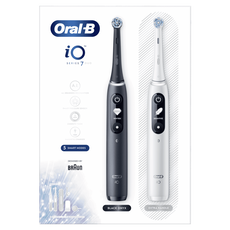Oral-B iO 7 Zwart & Wit 2 Elektrische Tandenborstels By Braun