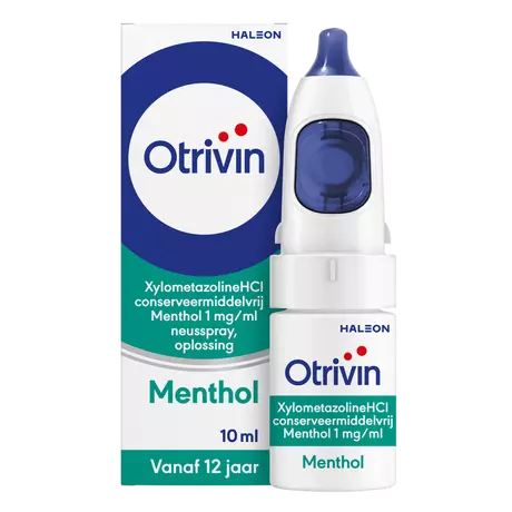 Otrivin Menthol Neusspray bij een Verstopte Neus 10 ML