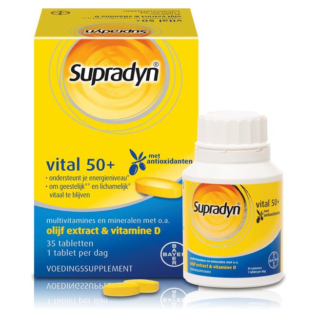 Supradyn Vital 50+ multivitamines voor vijftigplussers 35 tabletten