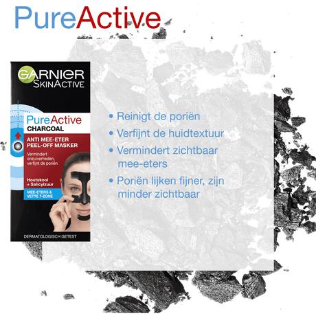 Garnier PureActive Peel-Off Gezichtsmasker Charcoal 50 ML