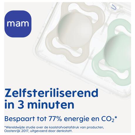 MAM Supreme Fopspenen 0-6 maanden Pink 2 stuks
