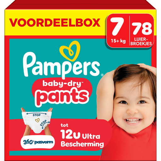Pampers Baby Dry Pants Voordeelbox Luierbroekjes Maat 7 15+ kg 78 stuks