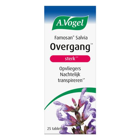A.Vogel Famosan Salvia Sterk** Bij Opvliegers1* Tabletten 25 stuks