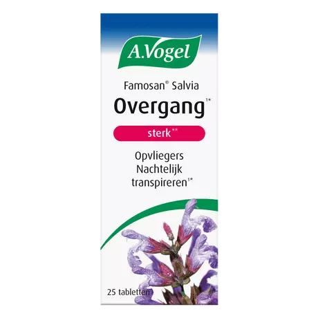 A.Vogel Famosan Salvia Sterk** Bij Opvliegers1* Tabletten 25 stuks