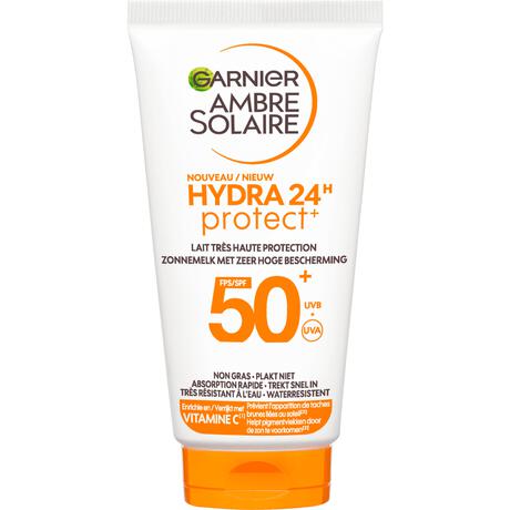 Garnier Ambre Solaire Hydra 24H Protect Lotion Zonnebrandcrème SPF 50 50ml Reisformaat Waterresistent